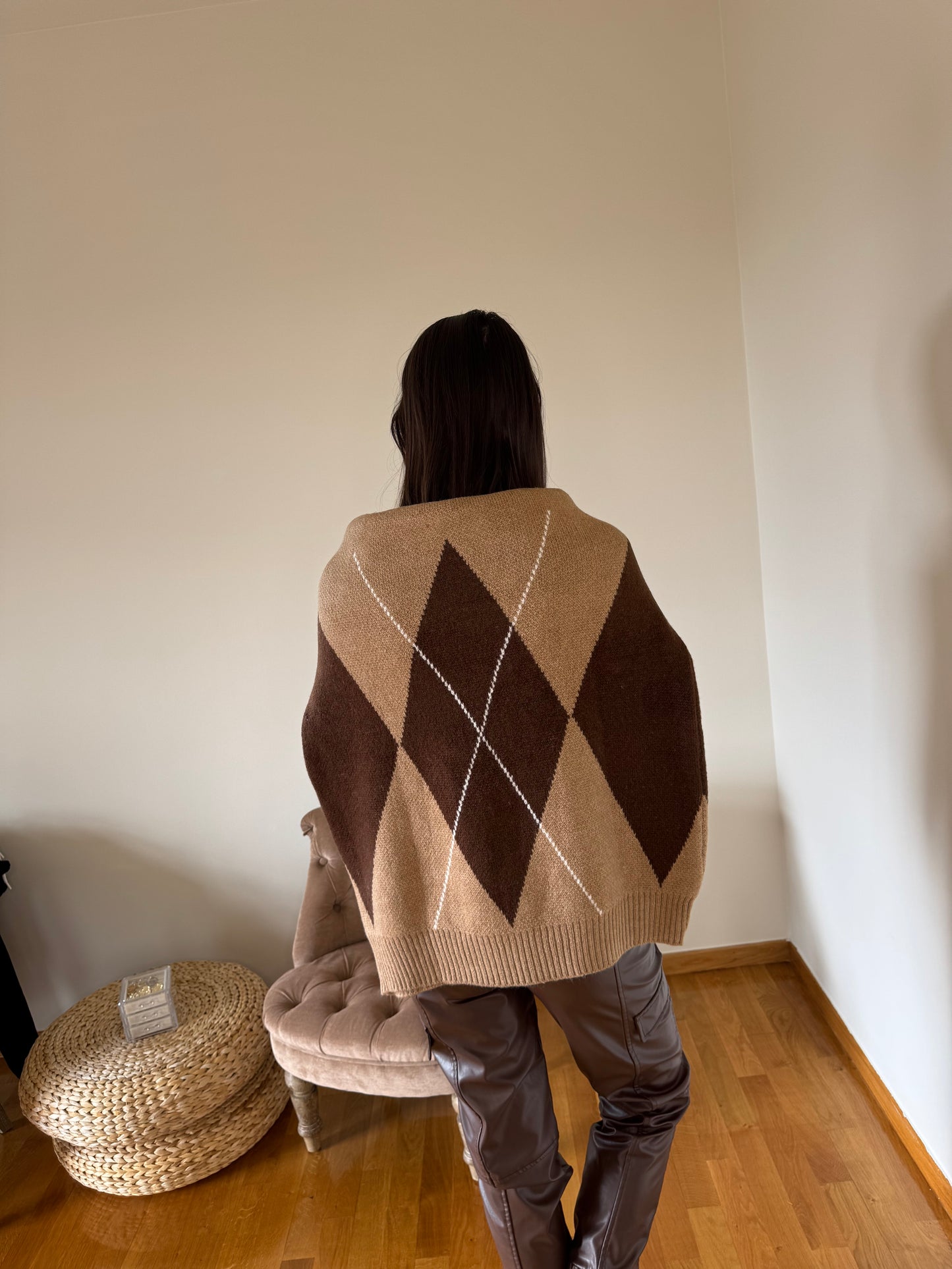 Πουλόβερ καφέ Benin