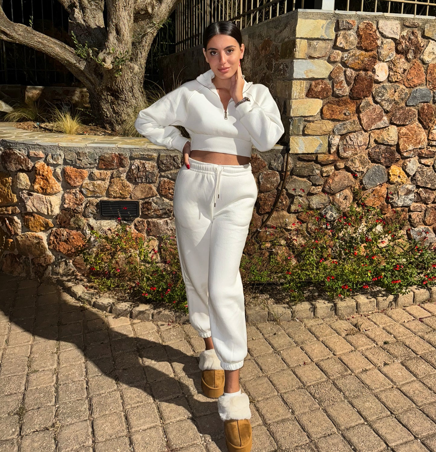 Σετ φόρμας λευκή