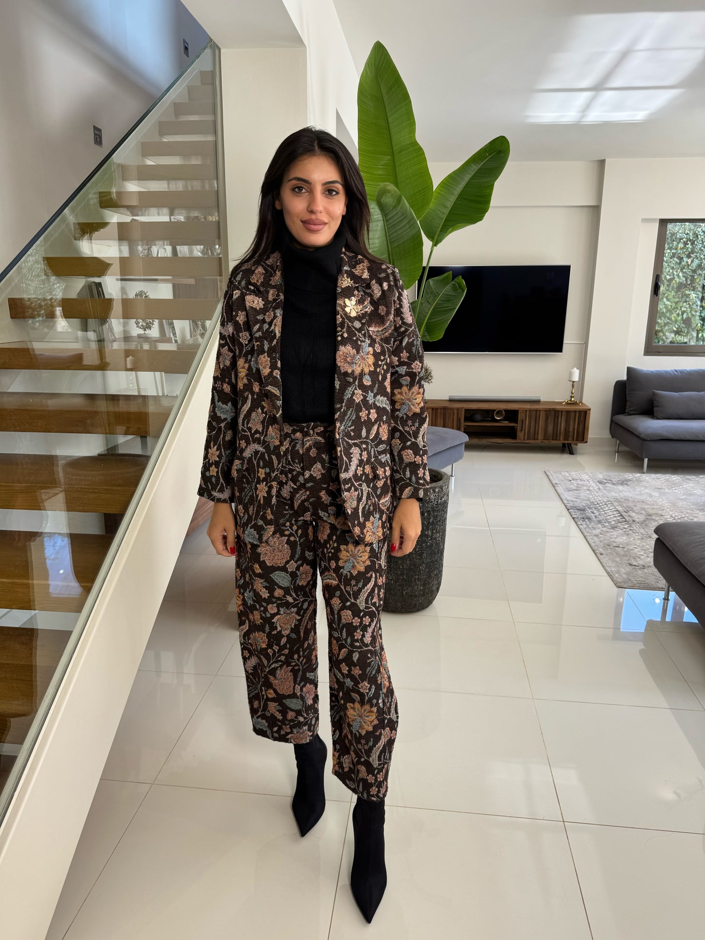 Σακάκι FLORAL JACQUARD