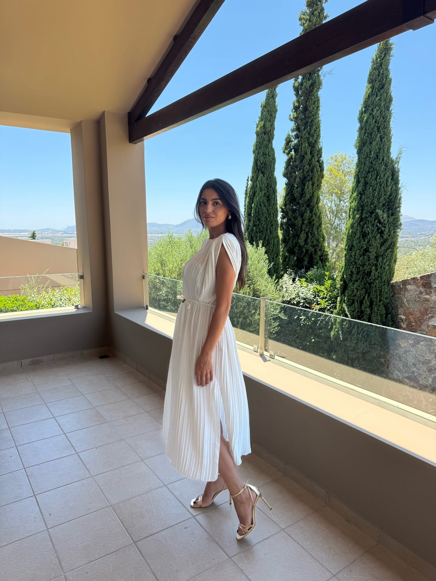 Φόρεμα πλισέ Ariadne