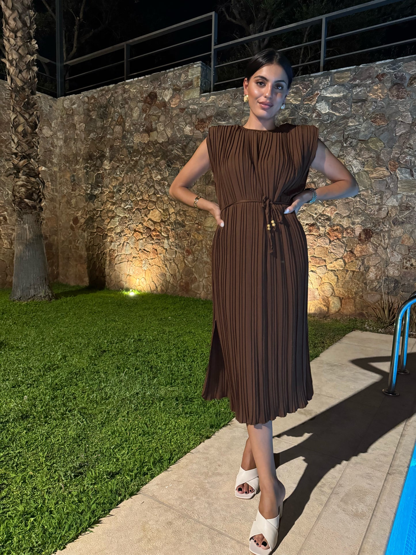 Φόρεμα πλισέ Ariadne