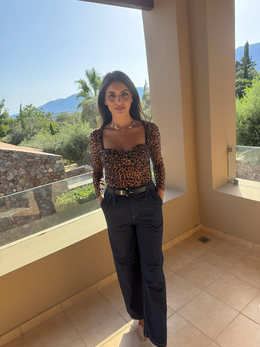 Leopard Top